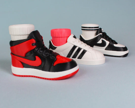 High-Top Sneaker Switch Clicker – Mechanical Keyboard Fidget Keychain