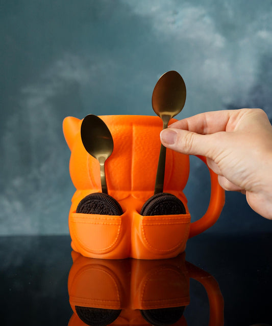 Corgi Ice Cream Pint Holder | Kevin the Corgi | Pumpkin Fall Decor | Cute Ice Cream Cozy | Autumn Gift Idea