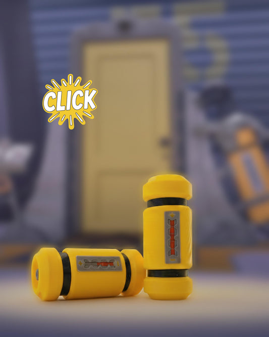Energy Canister Switch Clicker – Dual Mechanical Keyboard Fidget