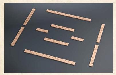 HeroQuest 3D Game Board, Magnetic Pieces, D&D modular Terrain.