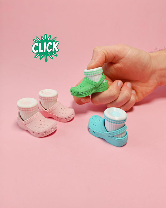 Footwear-Inspired Mechanical Switch Clicker – 3D Printed Keychain Fidget