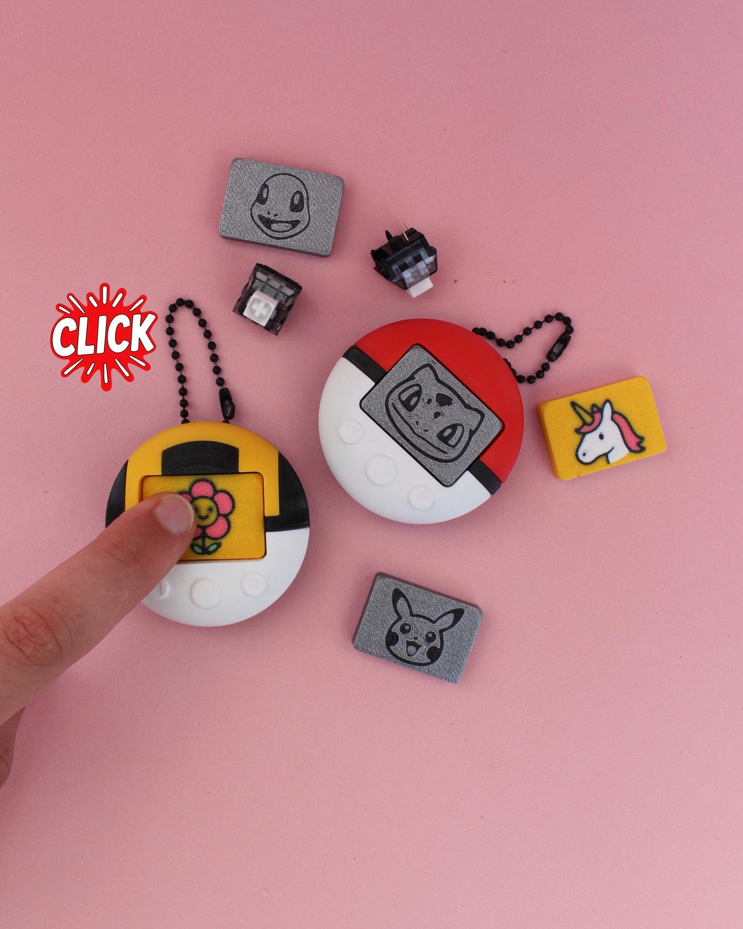 Retro Creature Handheld Switch Clicker – Mechanical Keyboard Fidget