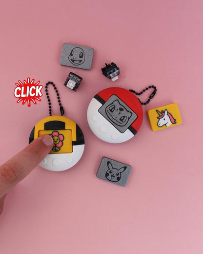 Retro Creature Handheld Switch Clicker – Mechanical Keyboard Fidget