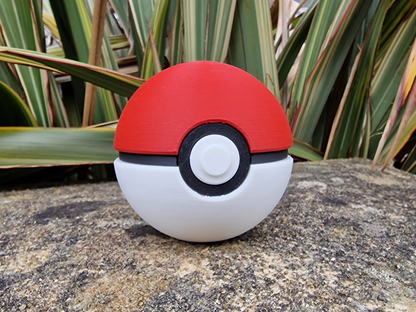 Life-Size 3D Printed Poké Ball Clicker Toy – PLA – Fidget Toy – Gamer Gift – Pokémon Inspired Collectible