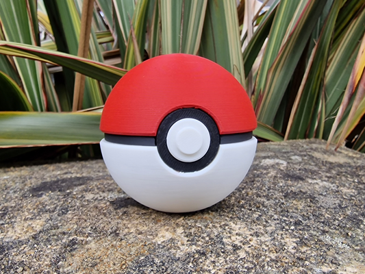 Life-Size 3D Printed Poké Ball Clicker Toy – PLA – Fidget Toy – Gamer Gift – Pokémon Inspired Collectible
