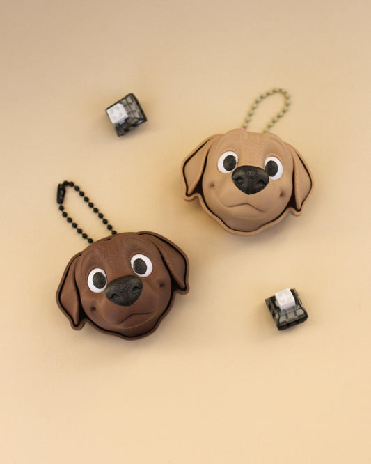 Cute Animal Switch Clicker – Mechanical Keyboard Fidget Keychain