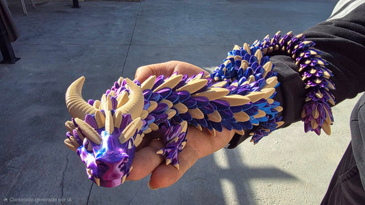 Mystic Articulated Crystal Dragon