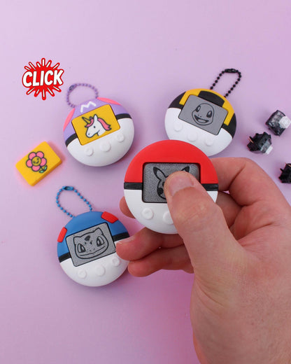Retro Creature Handheld Switch Clicker – Mechanical Keyboard Fidget