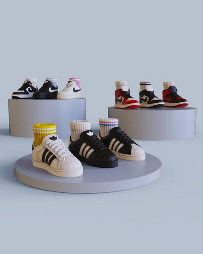 High-Top Sneaker Switch Clicker – Mechanical Keyboard Fidget Keychain