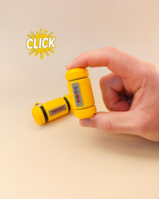 Energy Canister Switch Clicker – Dual Mechanical Keyboard Fidget