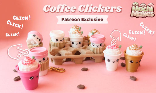 Coffee Clickers – Cute Coffee Cup Fidget Clicker