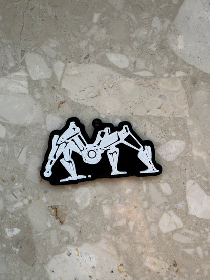 Arc Raiders Keychain Collection – Enemy Icons & Logo Designs (3D Printed Gamer Accessories)