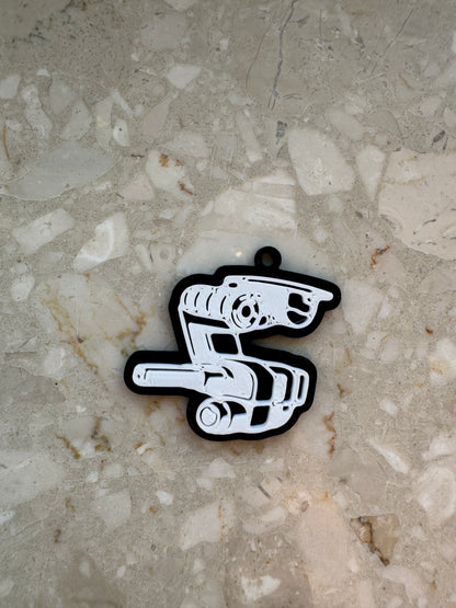Arc Raiders Keychain Collection – Enemy Icons & Logo Designs (3D Printed Gamer Accessories)