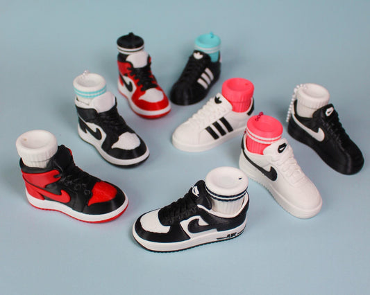 High-Top Sneaker Switch Clicker – Mechanical Keyboard Fidget Keychain
