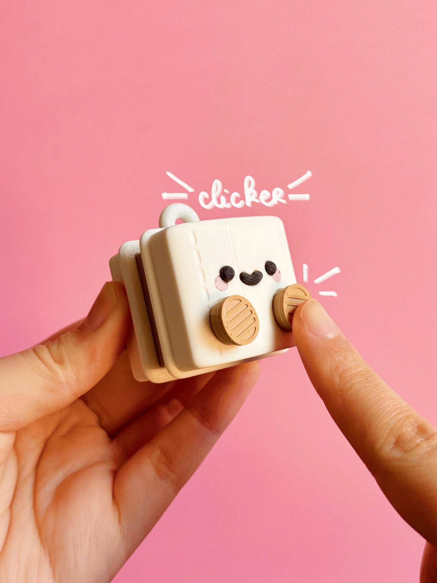 Articulated Clicker Toilet Paper – Fidget Toy and Keychain