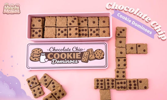 Chocolate Chip Cookie Dominoes – Cute Cookie Game Set